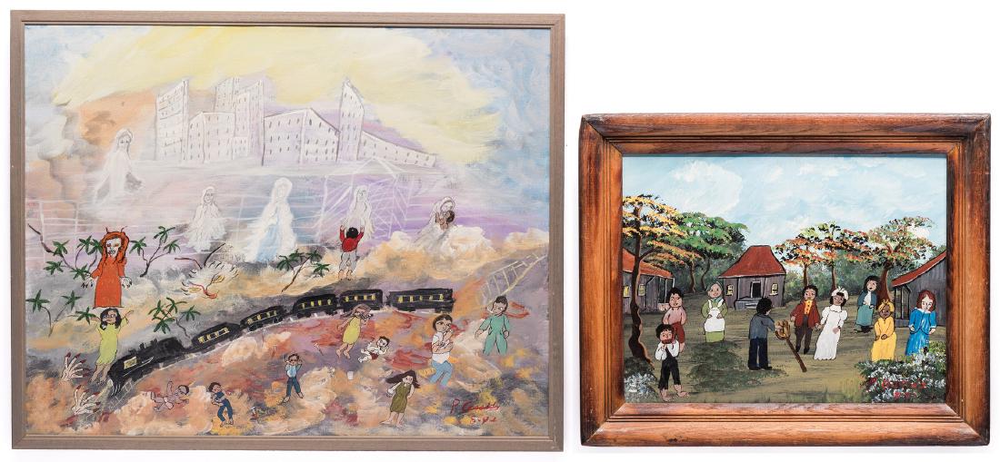 2 Priscilla Cassidy Folk Art Paintings (1 of 15)