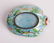 Pair Chinese Canton Enamel Citron Form Boxes - 6