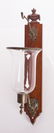 North Carolina Arts & Crafts Tray & Carved Wall Sconce - 2