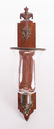 North Carolina Arts & Crafts Tray & Carved Wall Sconce - 8