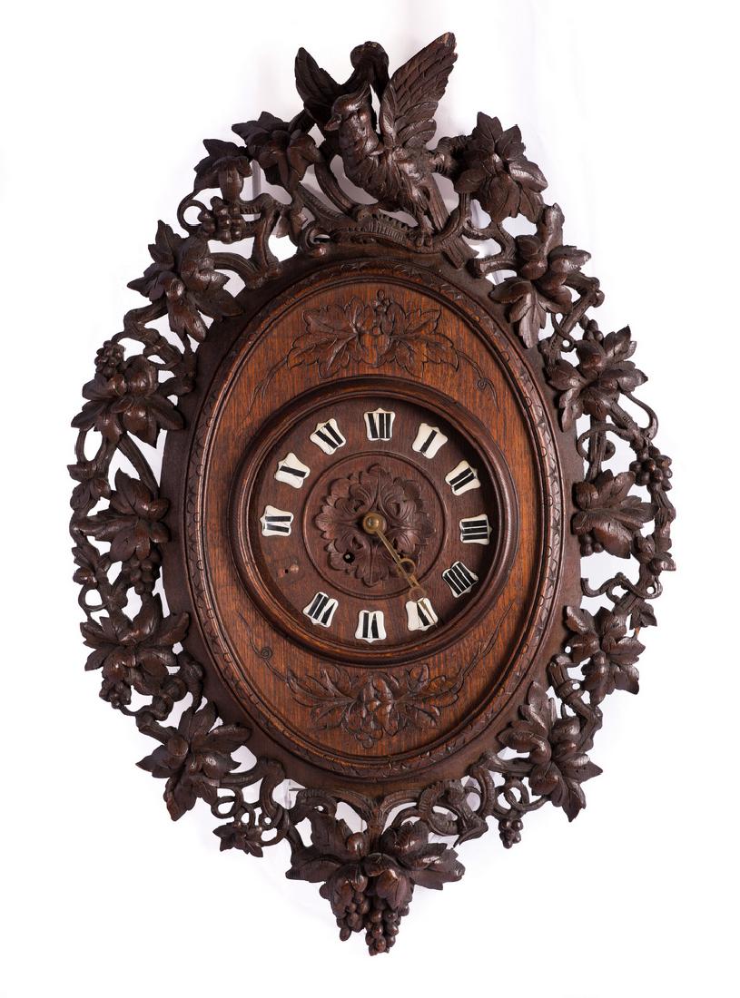 Carved German Black Forest Clock (1 of 12)