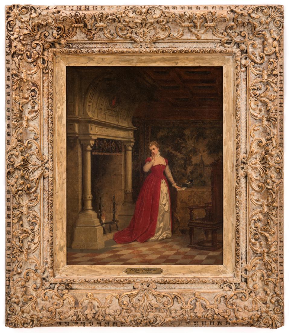 Alboy- Rebovet Oil on Canvas, The Letter (1 of 12)