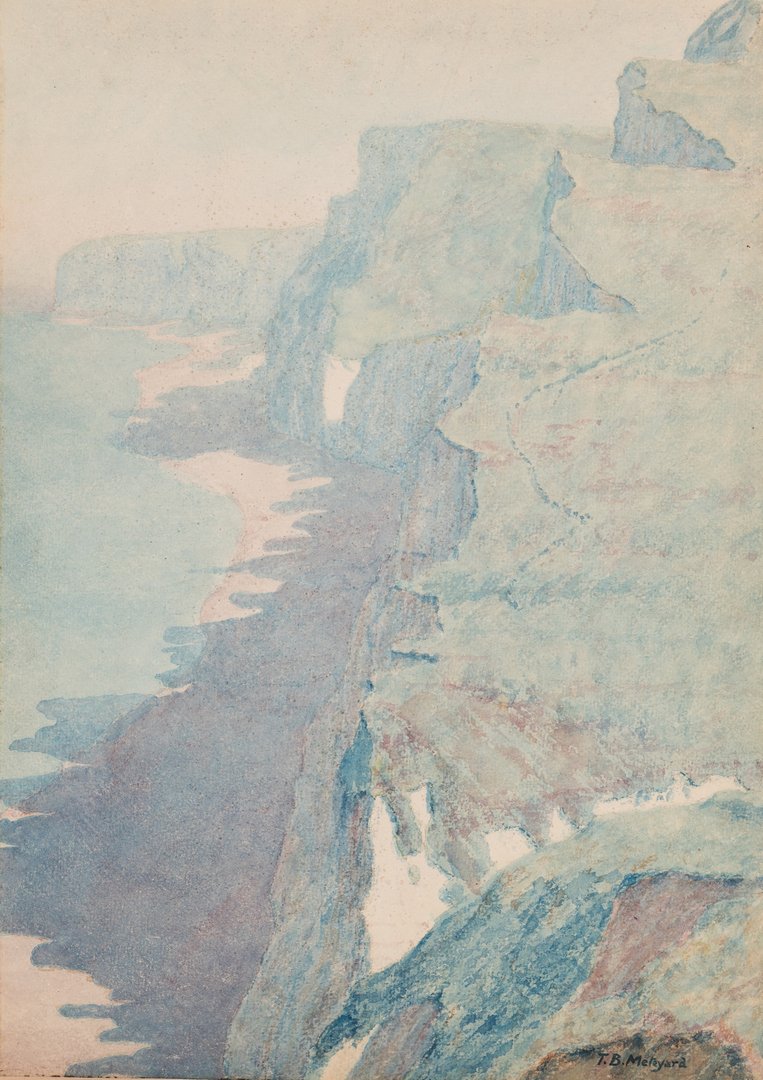 Thomas Meteyard Watercolor, Pastel Coastline (1 of 9)