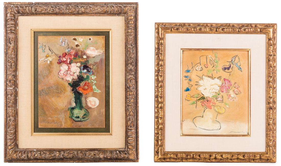 2 Sterling Strauser Floral Still Life Paintings (1 of 11)
