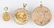 Group 14K Gold jewelry, 7 items inc. - 3