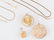 Group 14K Gold jewelry, 7 items inc. - 8