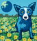 George Rodrique, Blue Dog Serigraph - 3
