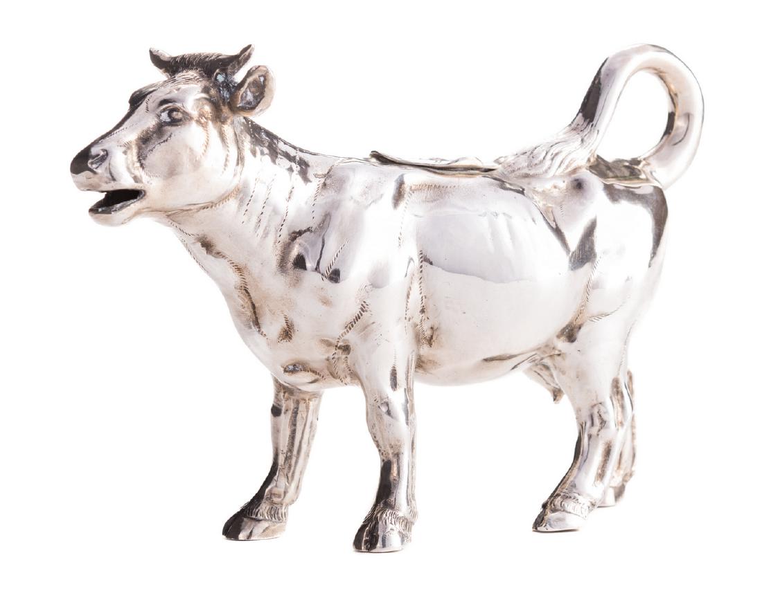 Large German Sterling Cow Creamer (1 of 8)