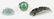 18K Apple Green Jade Ring + 2 Plaques - 2
