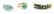 18K Apple Green Jade Ring + 2 Plaques - 9