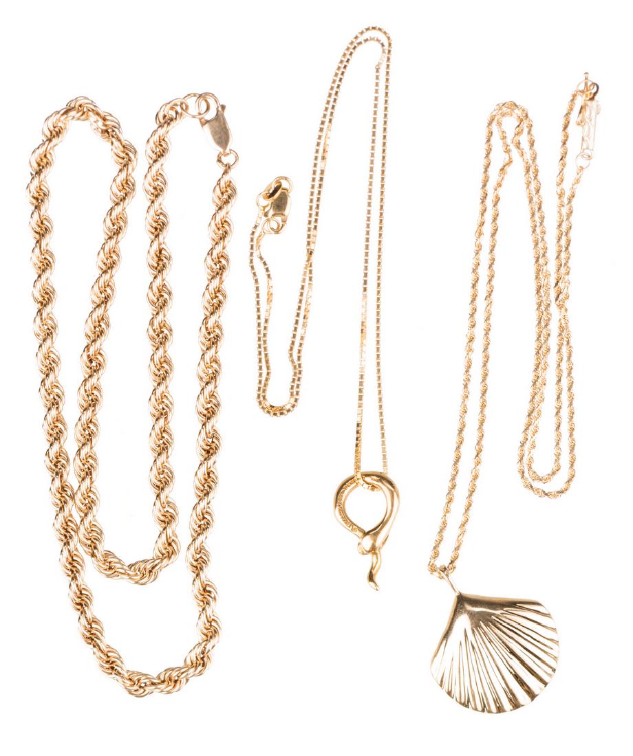 Tiffany plus other Gold Jewelry, 3 items (1 of 6)