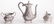 Marcus & Co. Sterling Repousse Service, 3 pcs - 2