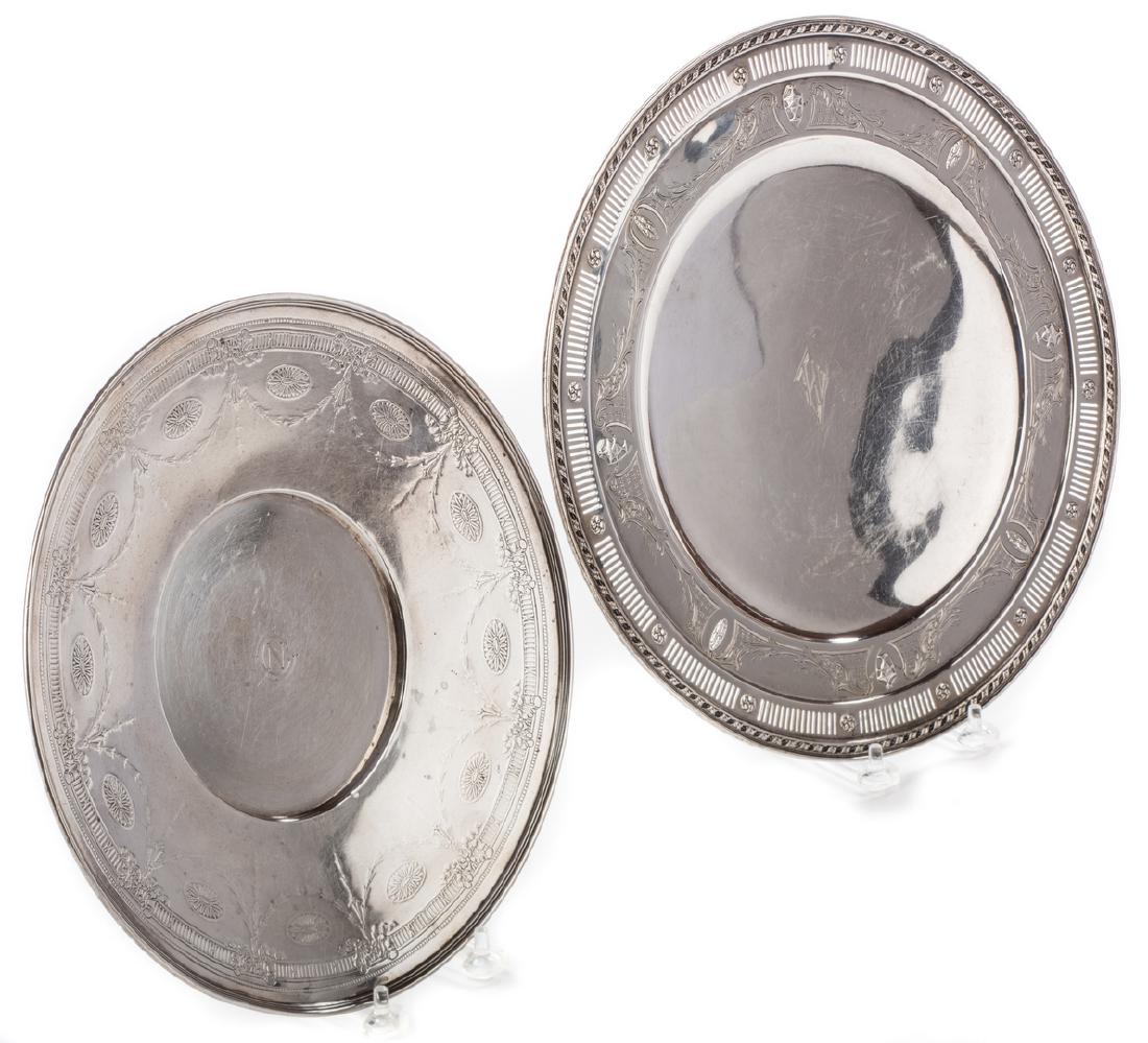 2 Sterling Serving Platters, inc. Tiffany (1 of 5)
