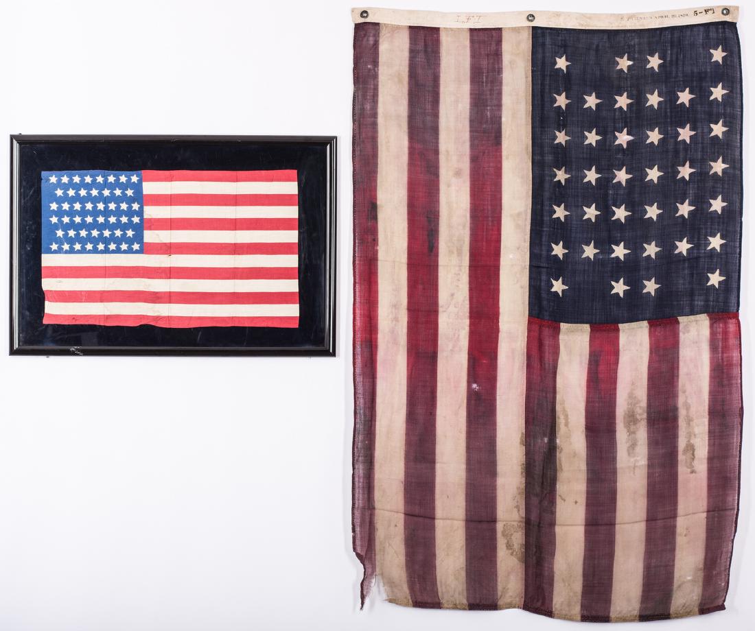 2 American Flags, 38 Star & 46 Star (1 of 9)