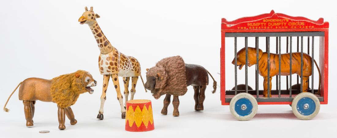 6 Schoenhut Circus & Safari Items (1 of 10)