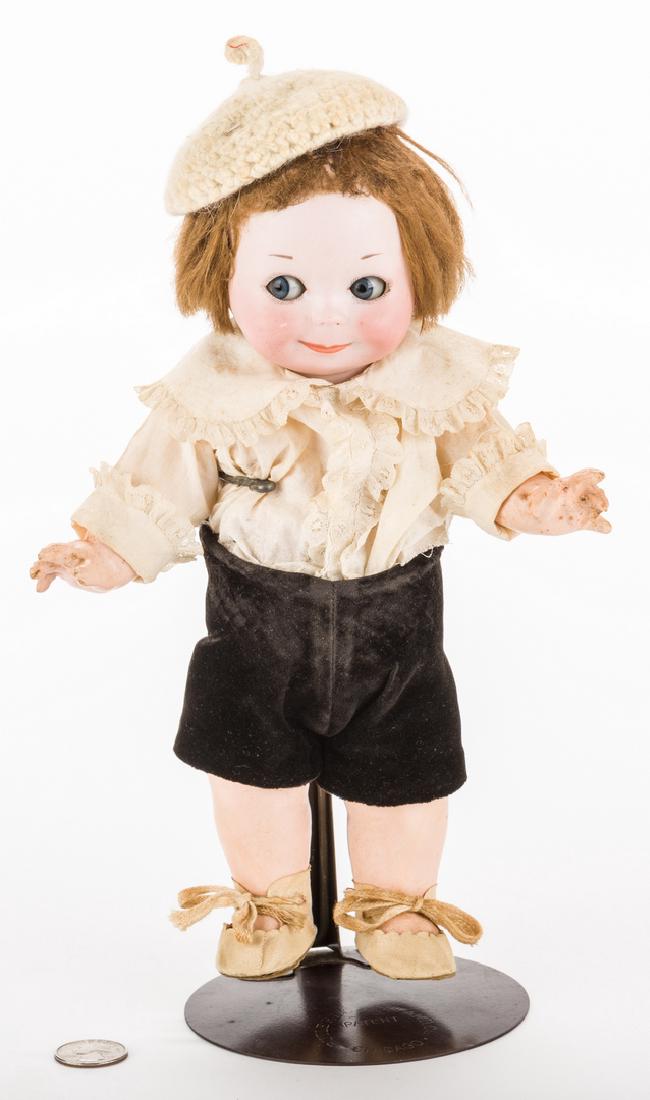 Nobby Kid Googly Bisque Doll (1 of 10)