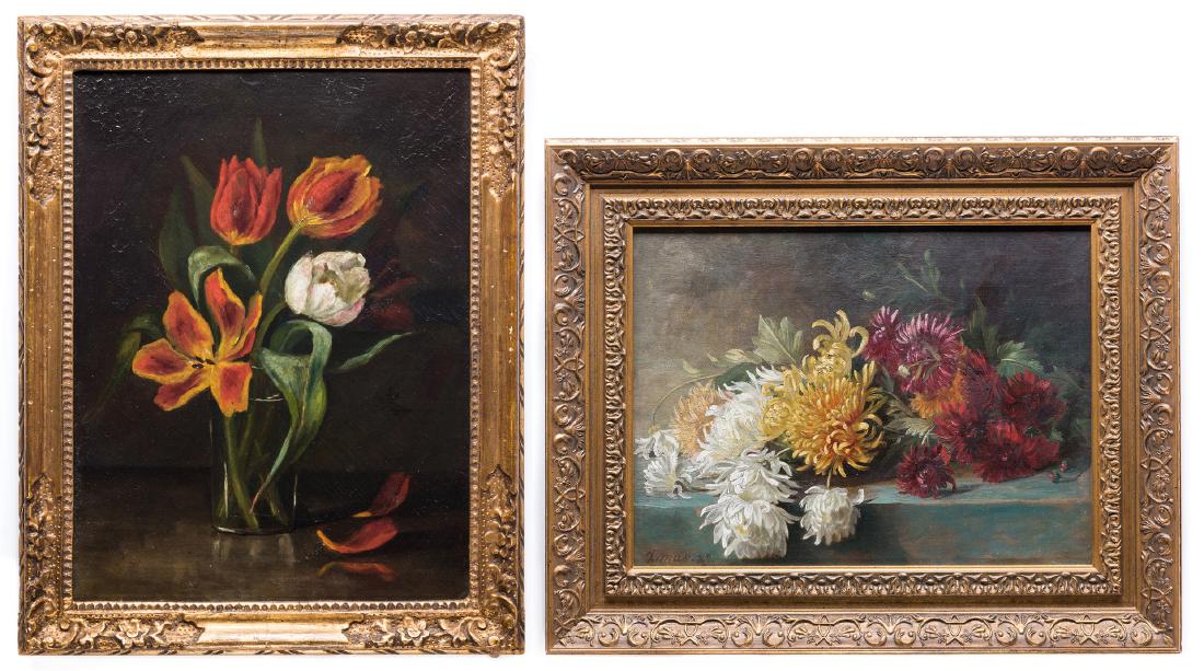 2 American School Floral Still Lifes (1 of 14)