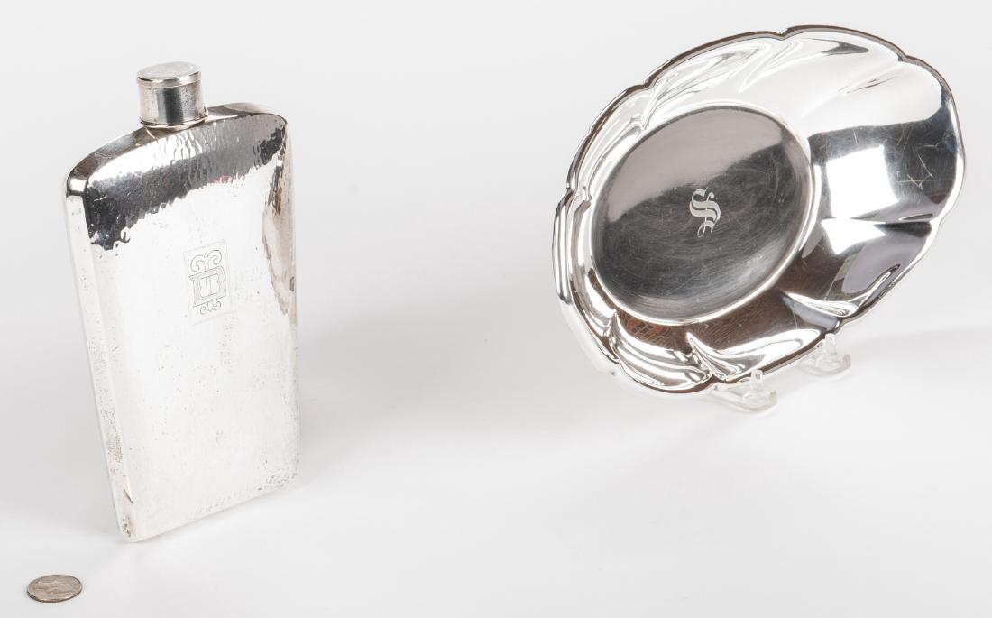 Sterling Flask and Bread Tray - 2 pcs (1 of 9)