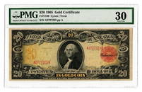 1905 U.S. $20 "Technicolor" Gold Certificate