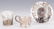 Sterling Silver Table Items & 12 Cut Glass Items - 12
