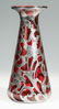 Ruby Glass Vase with Sterling Overlay - 3