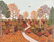 M. Korsak Painting - Autumn Landscape - 2