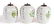 3 Chinese Porcelain Ginger Jars w/Peonies - 4