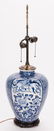 Chinese Porcelain Blue & White Lamp
