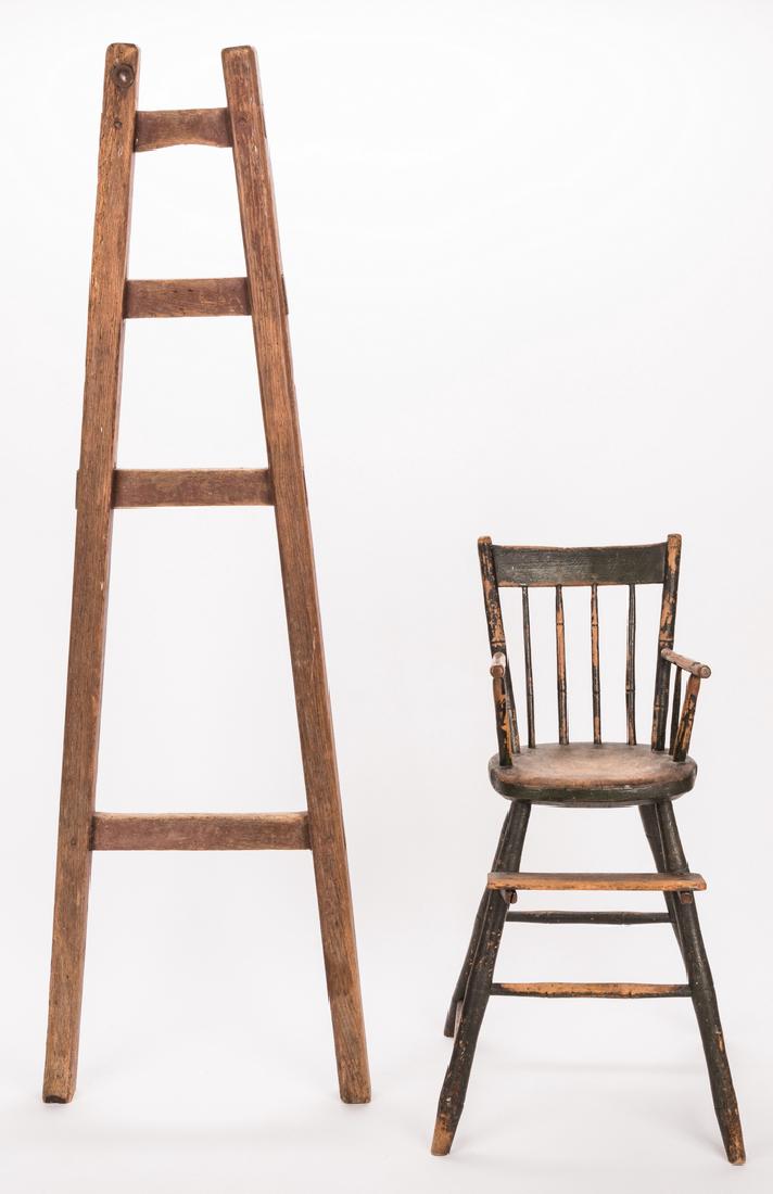 Southern Painted Chair & Ladder (1 of 10)