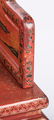 Chinese Red Lacquer Throne Chair - 13