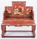 Chinese Red Lacquer Throne Chair - 15