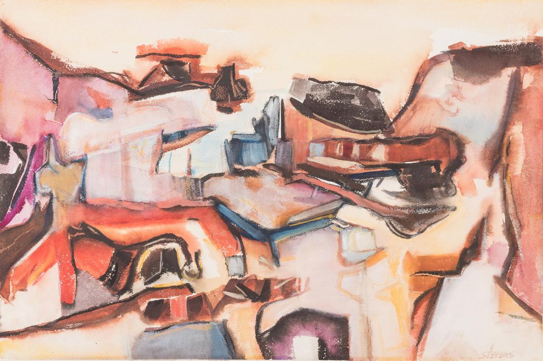 Walter Hollis Stevens TN Abstract Watercolor (1 of 13)