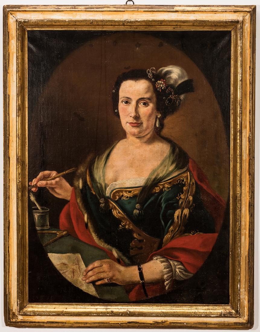 Continental School, Portrait of a Female Artist (1 of 17)