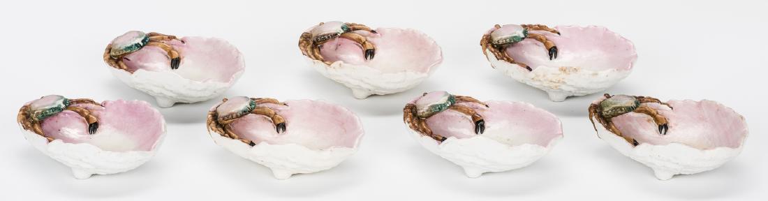 7 Palissy Ware Crab Dishes (1 of 10)
