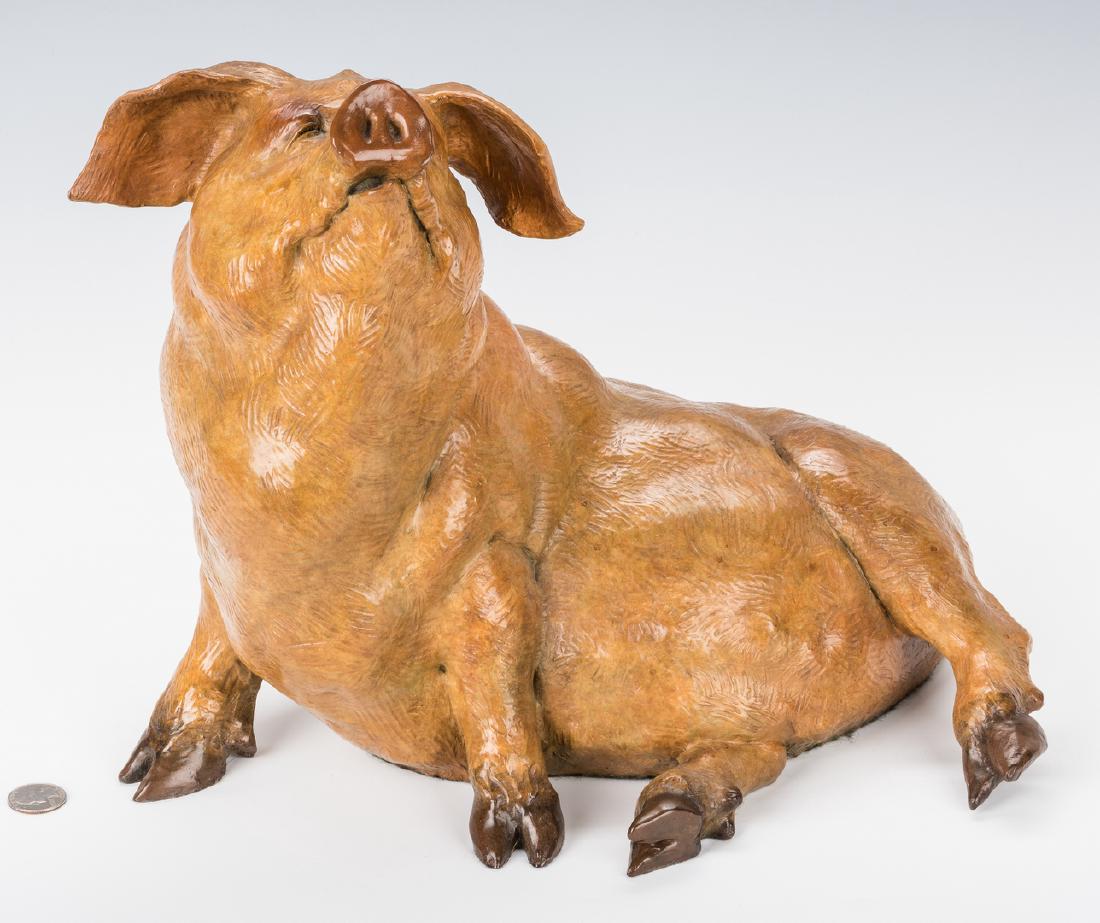 Walter Horton Bronze Pig Sculpture (1 of 11)