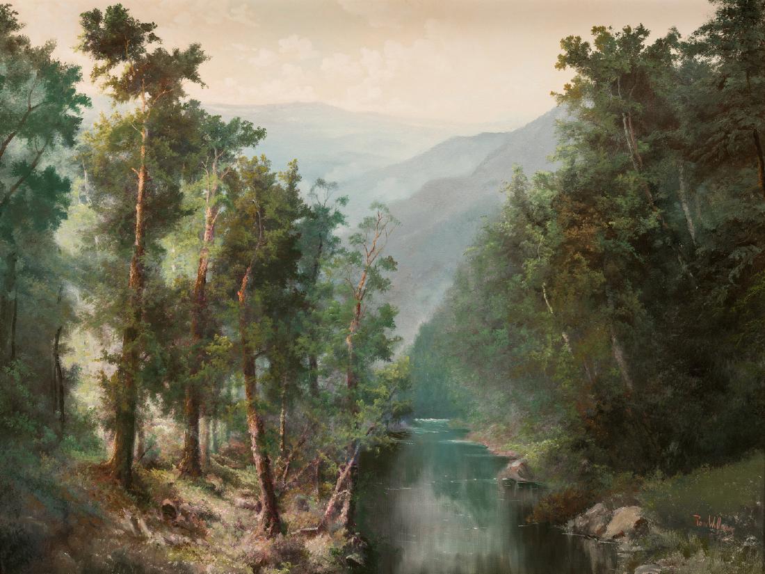 Ron Williams O/C Landscape Mountain View in Spring (1 of 15)