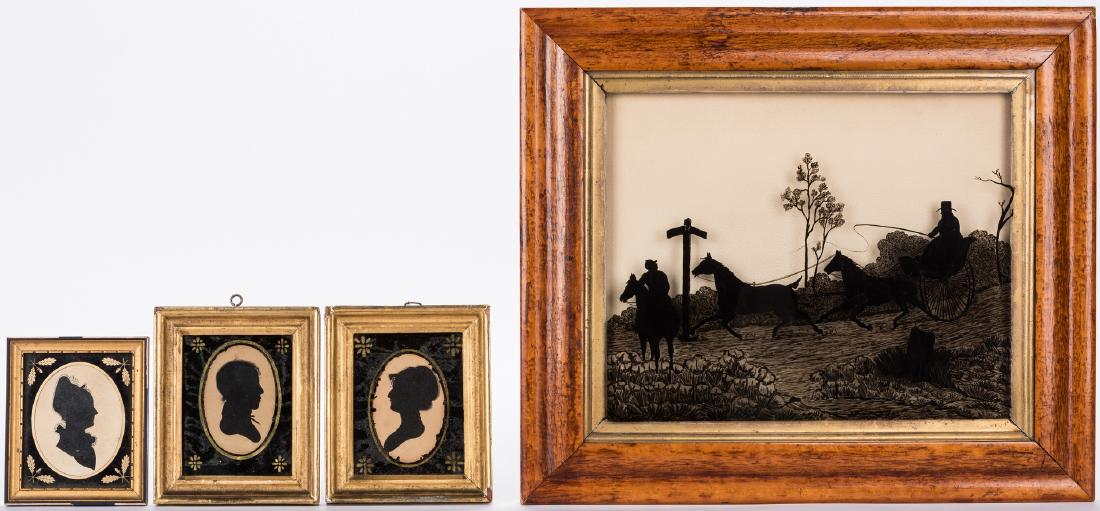 4 Framed Silhouettes, inc. Peale Museum (1 of 6)