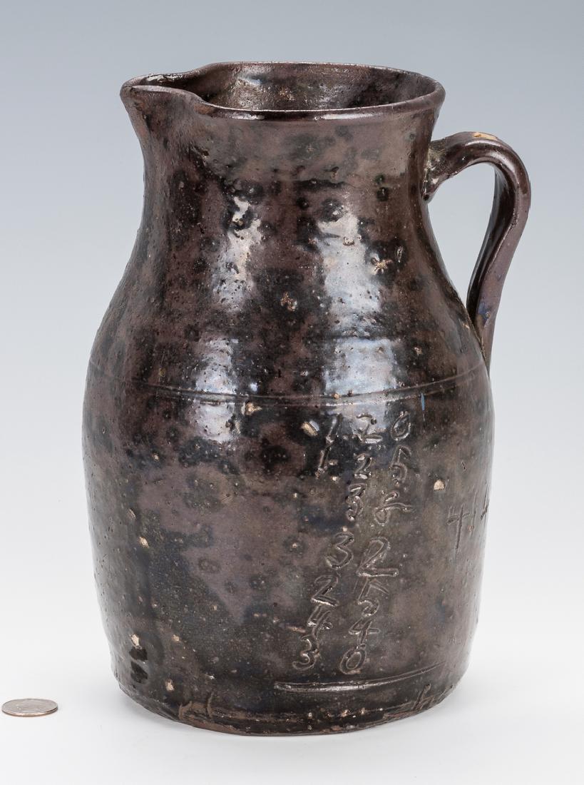 NC Alkaline Glazed Stoneware Pitcher (1 of 12)