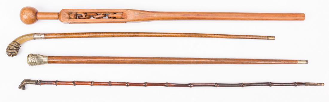 4 Walking Sticks, incl. Puzzle Stick (1 of 11)