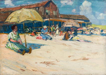 Charles Woodbury O/C, Ogunquit Bath House