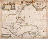 Morden 1673 Virginia Map of English Plantations