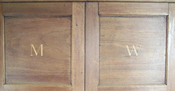 Early Southern inlaid cupboard Overton County, TN - 3
