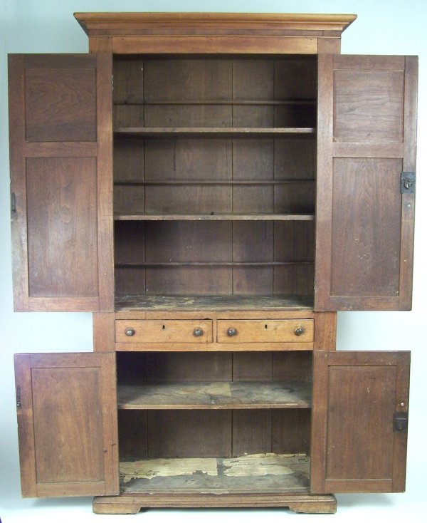 Early Southern inlaid cupboard Overton County, TN - 4