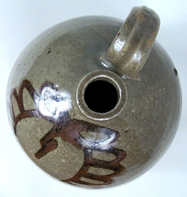 Edgefield South Carolina jug with slip decoration - 3