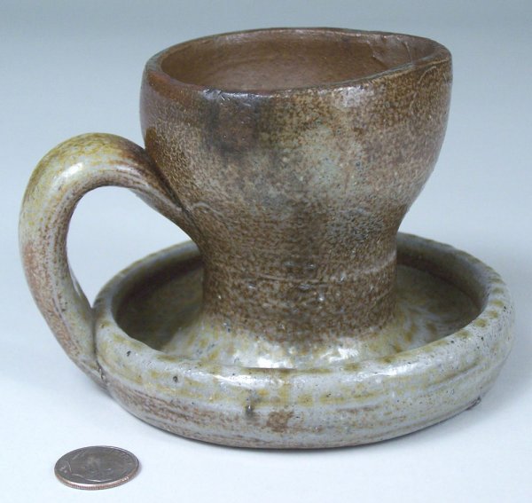 Middle Tennessee pottery grease lamp