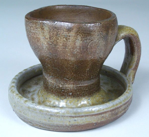 Middle Tennessee pottery grease lamp - 2