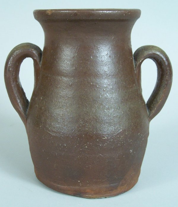 Middle Tennessee stoneware jar, urn form - 2