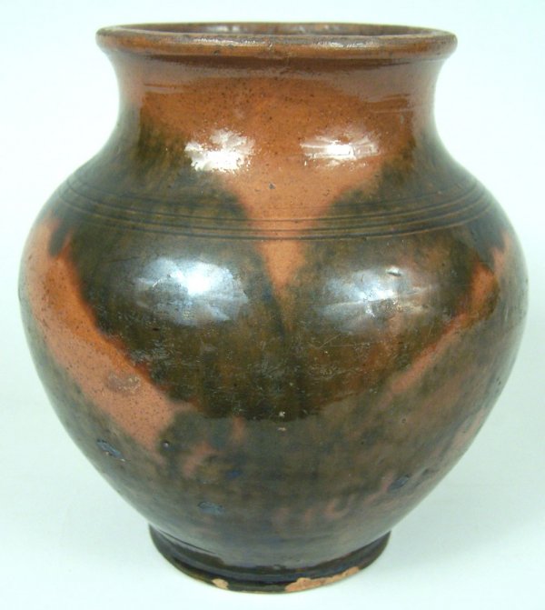 Greene County, Tennessee redware jar attrib. Haun - 3