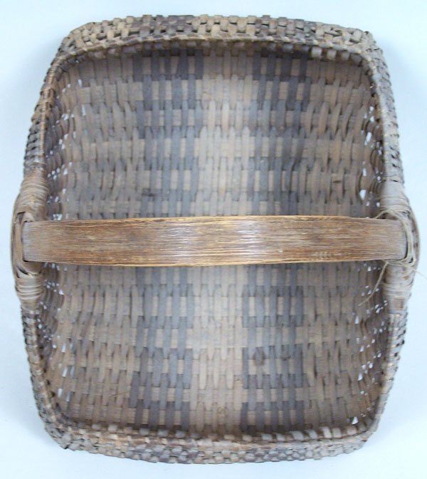 Split oak carrying basket, Southern Appalachian - 3