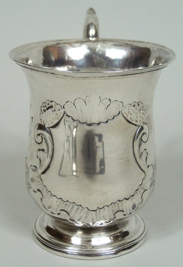 Early Tennessee coin silver cup, William Calhoun - 2